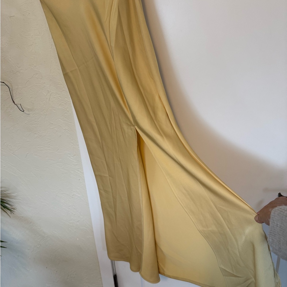 CóMMENSE Gold Maxi Dress images 1,3,4 truer to color
